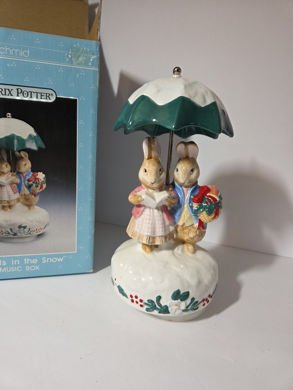 Beatrix Potter Rabbits In The Snow Schmid Music Box Tune